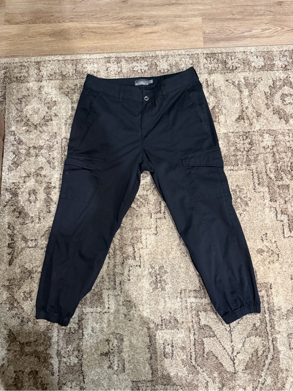 torrid Black Cargo Crop Joggers